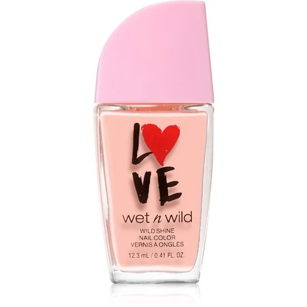 Wet n Wild Love Edition Wild Shine lak za nokte s visokim prekrivanjem nijansa Tickled Pink 12,3 ml