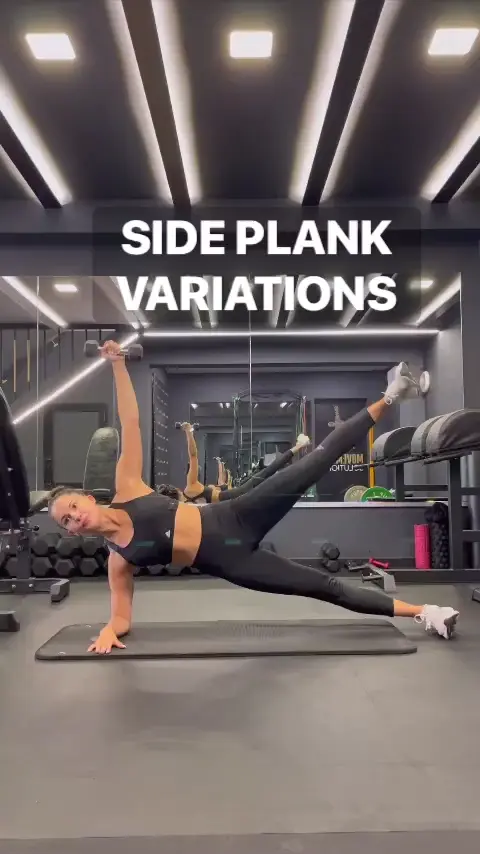 ⚡️ Side plank variations ⚡️