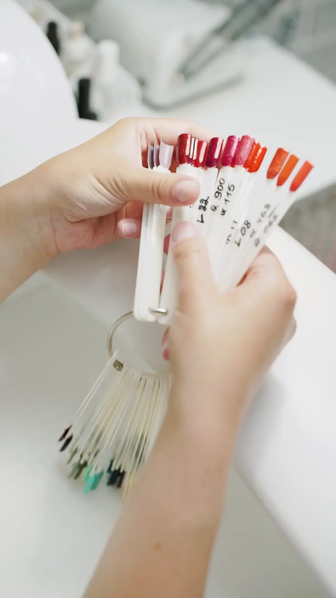 Our collection of nail polishes