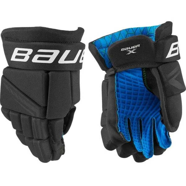 Bauer X GLOVE YTH Dječje rukavice za hokej, crna, Veličina 8