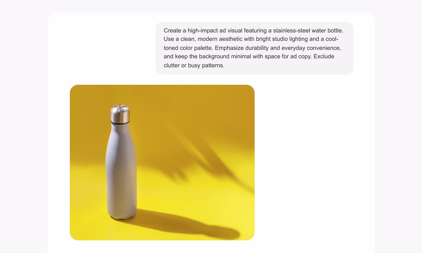 Image creative prompt example