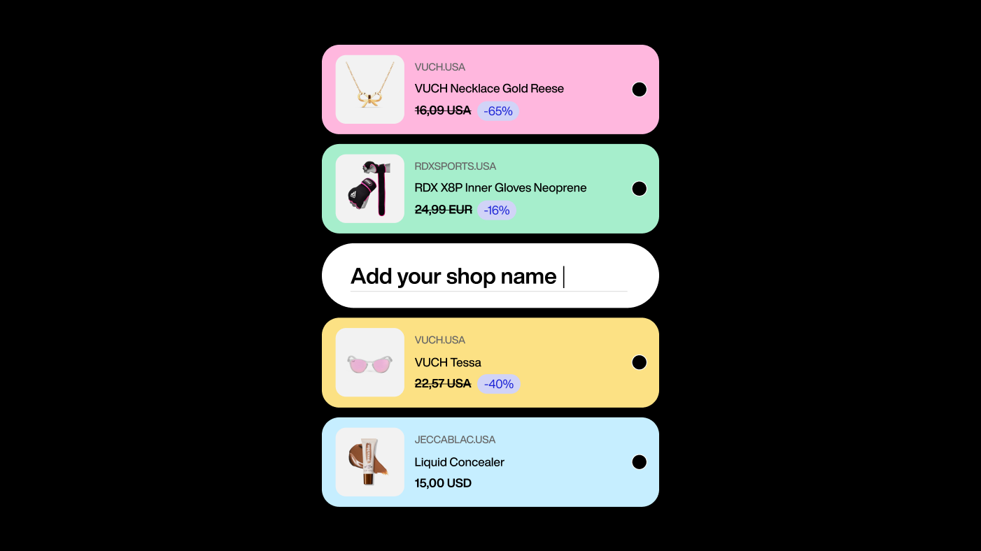 Add your Shop name on Recommend